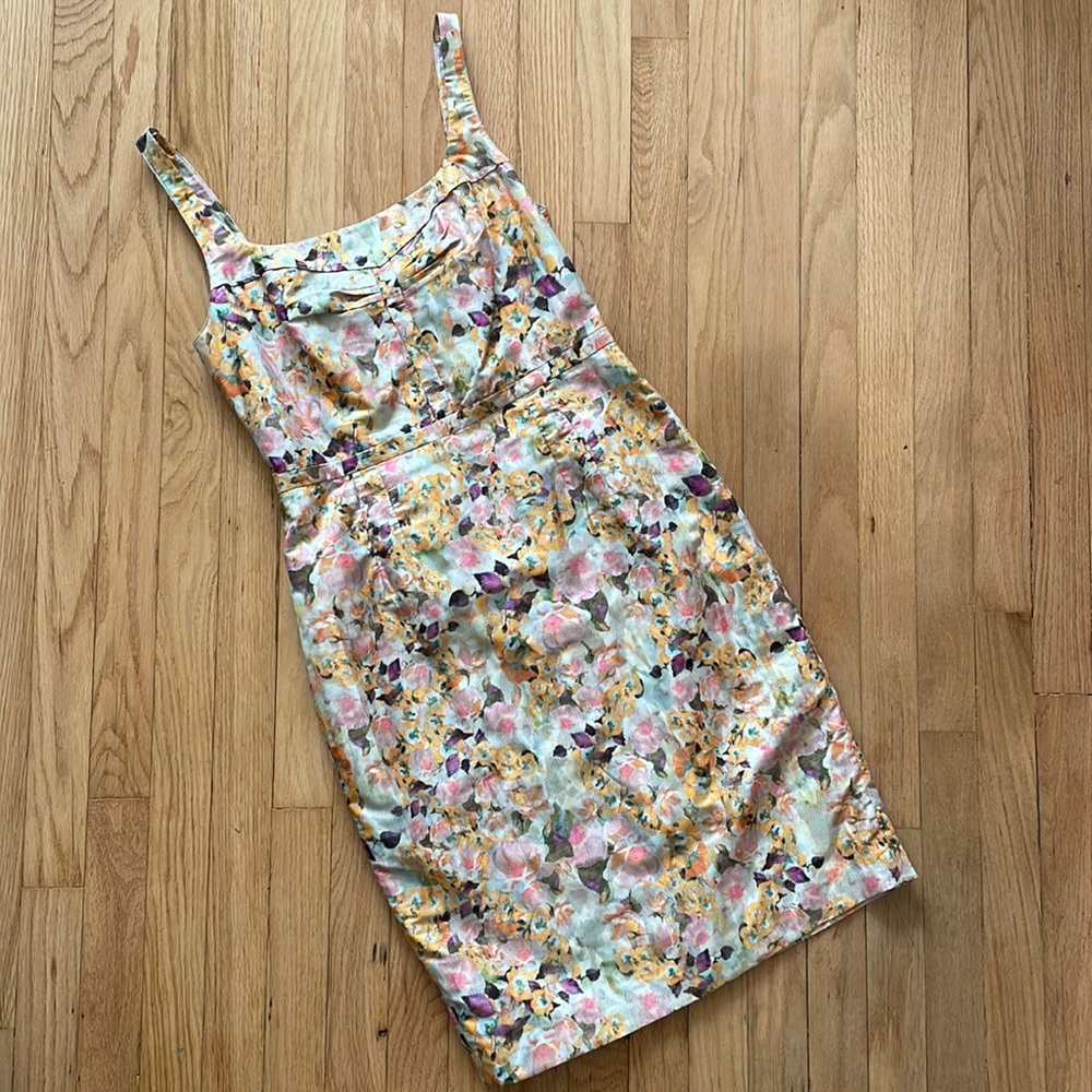 Leifsdottir Metallic Floral Dress